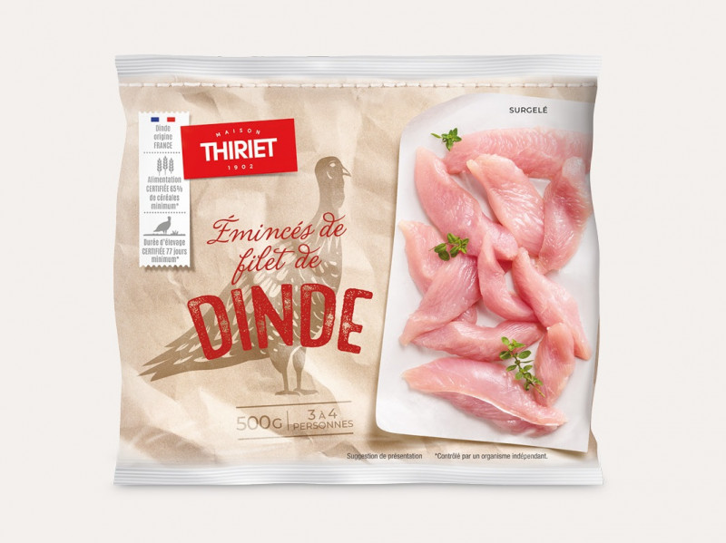 Thiriet - Emincés de filet de dinde