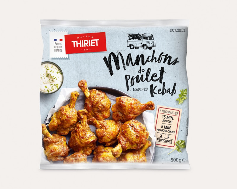Thiriet - Manchons de poulet marinés Kébab