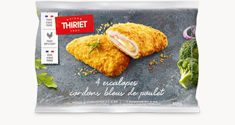 Thiriet - Escalopes cordons bleu de poulet