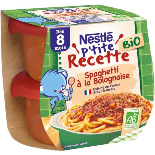 Blédina Petits spaghetti à la bolognaise, dès 12 mois 
