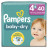 Pampers - Couches baby-dry T4+