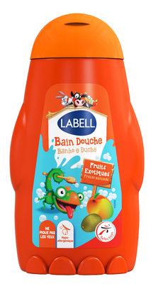 Labell - Gel douche enfants parfum fruits exotiques