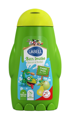 Labell - Gel douche enfants parfum pomme/poire