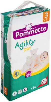 Pommette - Couches Agility Dry T3