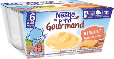 Nestlé - Dessert P'tit Gourmand goût biscuit