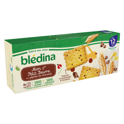 Blédina - Biscuit P'tit Beurre chocolat