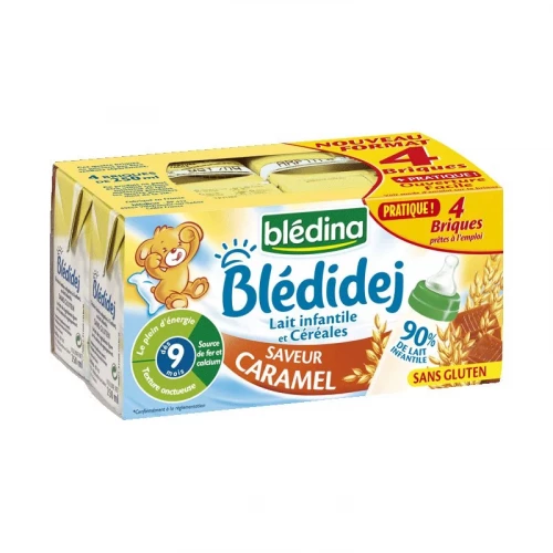 Blédina Blédidej Croissance Biscuité Miel Dès 12 mois - 4x250ml