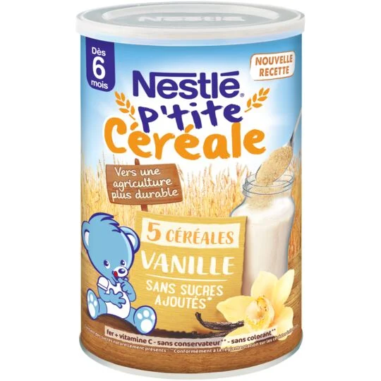 Nestle - P'tite céréale vanille - Dès 6 mois