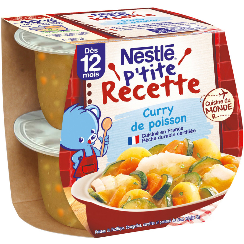 Nestlé - P'tite Recette curry de poisson