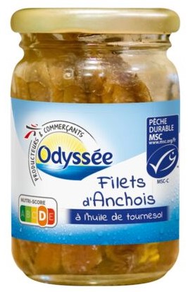 Odyssée - Filets d'anchois à l'huile de tournesol