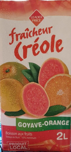 Fraicheur Créole - Boisson goyave orange