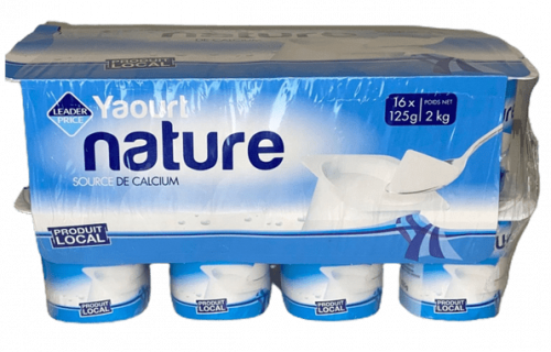 Leader Price - Yaourt aromatisé sucré - 123 Click