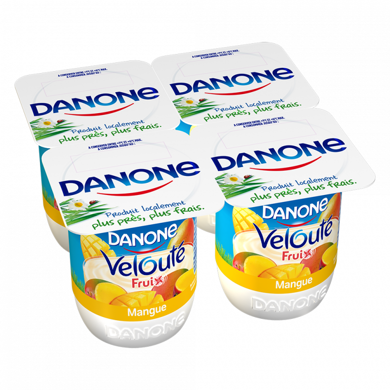 Danone Velouté fruix Yaourt aux fruits brassés 