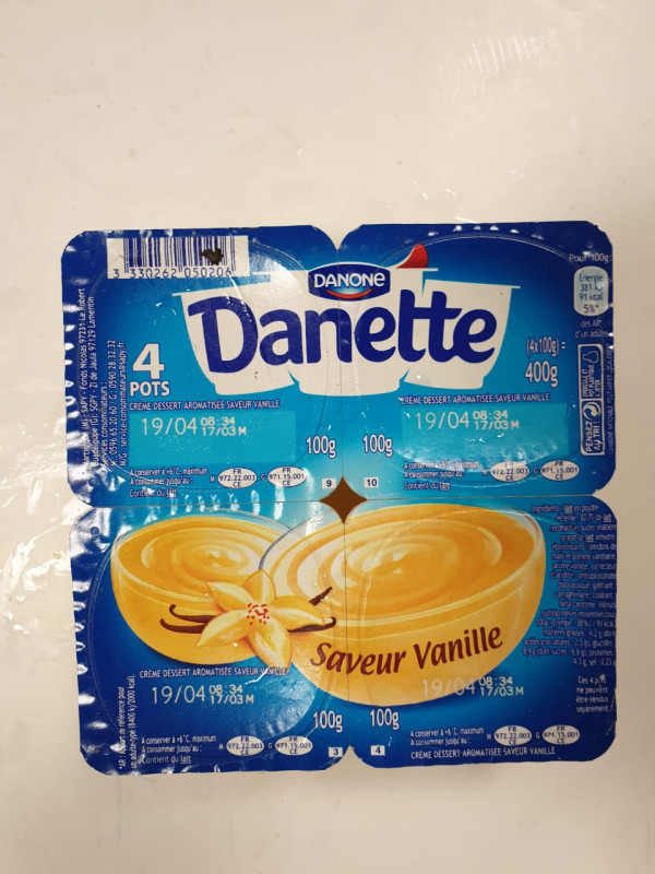 Danette - Crème dessert vanille