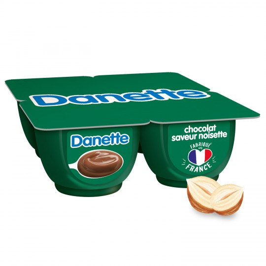 Danette - Crème dessert chocolat & noisettes