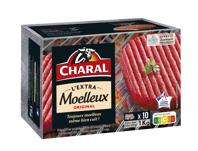 Charal - Haché boeuf Extra moelleux 15% MG - Origine UE