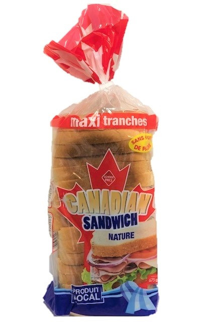 Leader Price - Pain Canadian sandwich nature