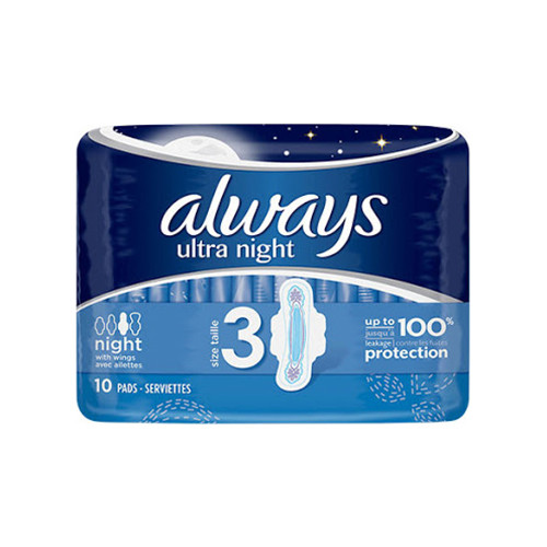 Always - Serviettes hygiéniques ultra nuit