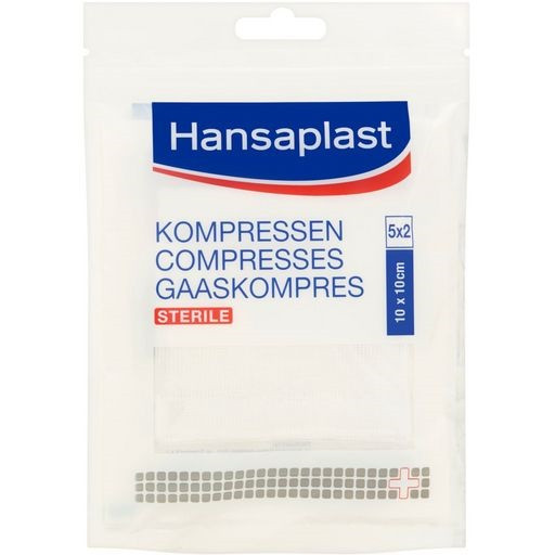 Hansaplast - Compresses stériles 10cmx10cm