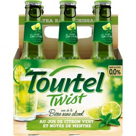 Tourtel - Bière sans alcool au jus de citron vert & menthe