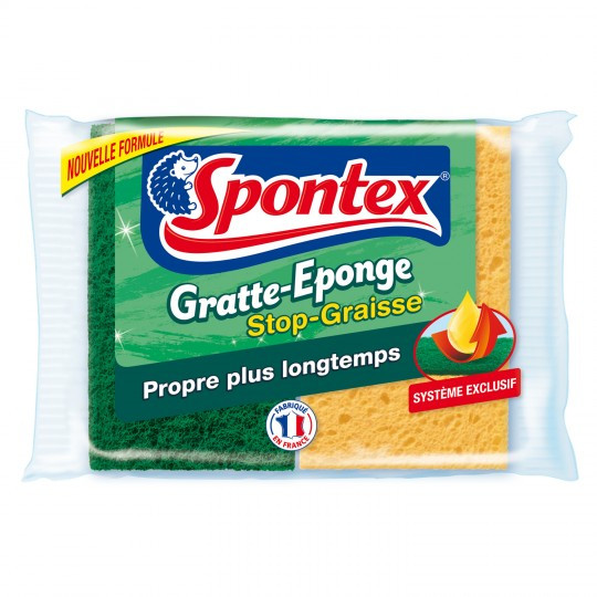 Spontex - Gratte-éponge Stop-graisse