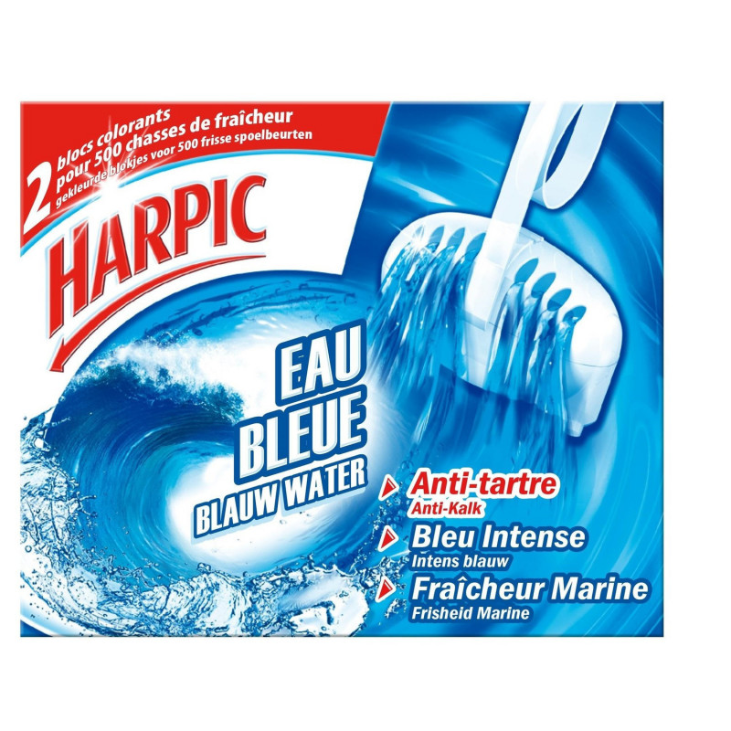 Harpic - Bloc WC eau bleue
