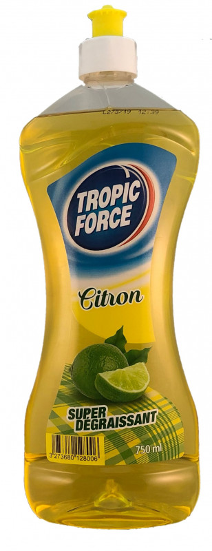 Tropic Force - Liquide vaisselle citron