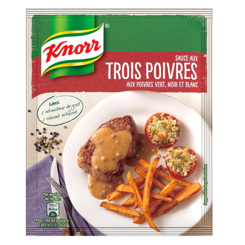 Knorr - Sauce 3 poivres