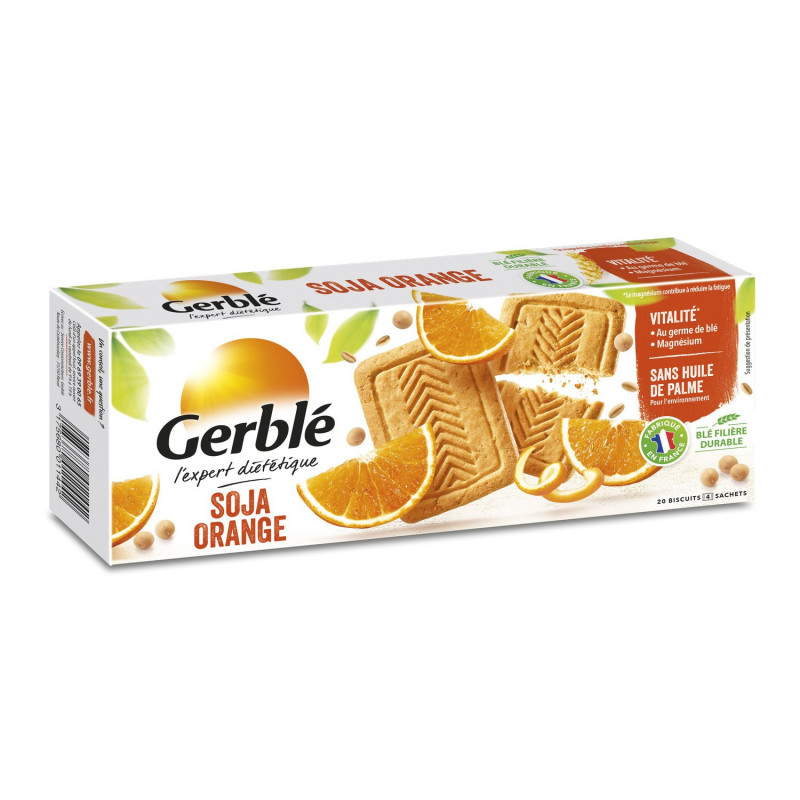 Gerblé - Biscuits soja & orange