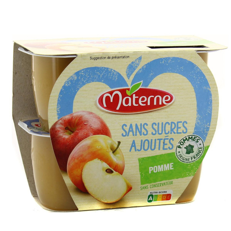 Materne - Compotes de pomme nature
