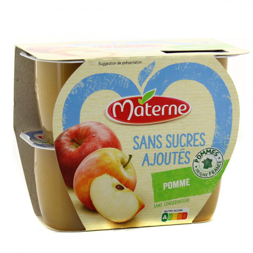 Andros - Compote de pomme nature - 123 Click