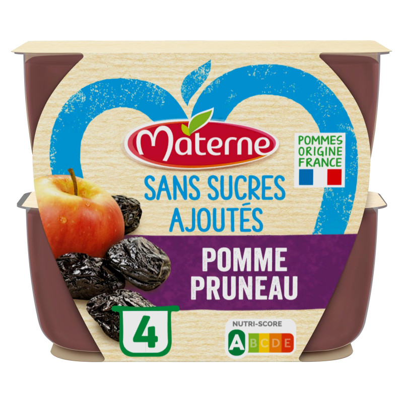 Materne Compotes de pomme & pruneau 123 Click