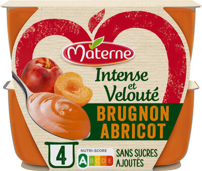 Materne - Velouté Brugnon/Abricot sans sucres ajoutés