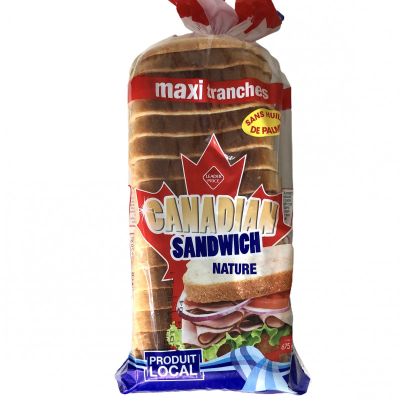 Leader Price - Pain Canadian sandwich nature
