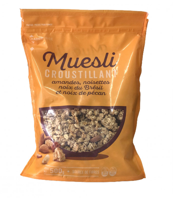 Leader Price Muesli croustillant 4 noix 123 Click
