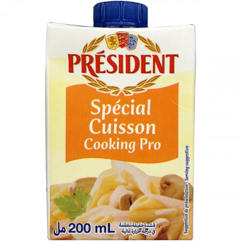 Président - Crème liquide légère spécial cuisson 12% MG