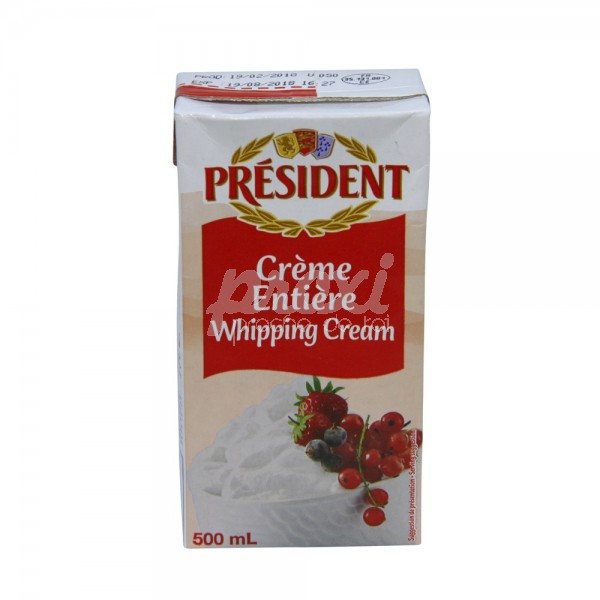 Président - Crème entière UHT 35,1% MG