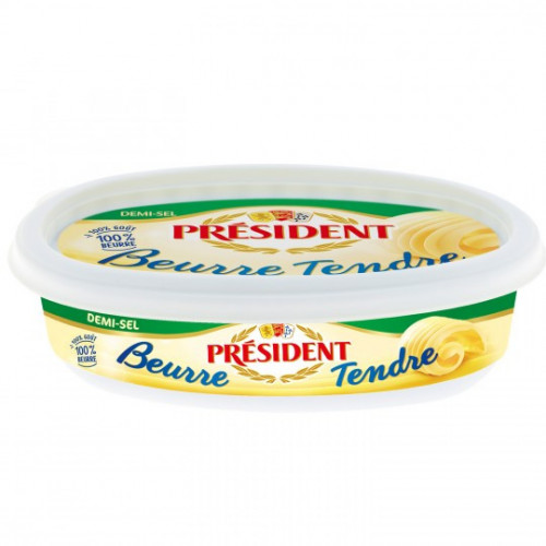 Président - Beurrier tendre demi-sel