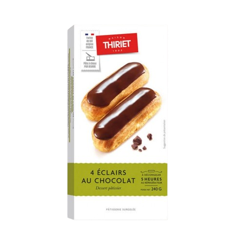 Thiriet - 4 Eclairs au chocolat