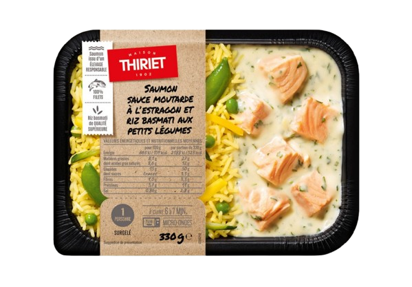 Thiriet - Saumon sauce moutarde et riz basmati