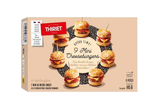 Thiriet - 9 mini cheeseburgers