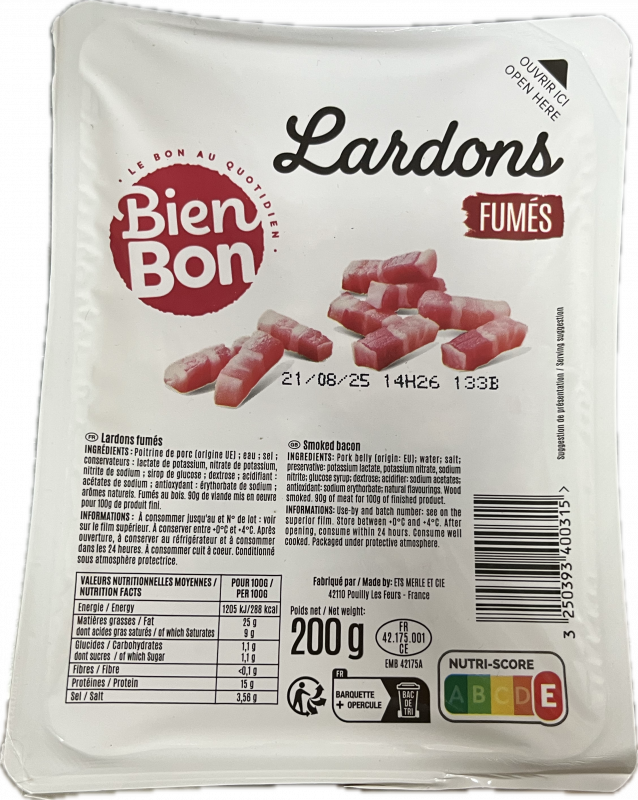 Bien Bon - Lardons Fumés 200g