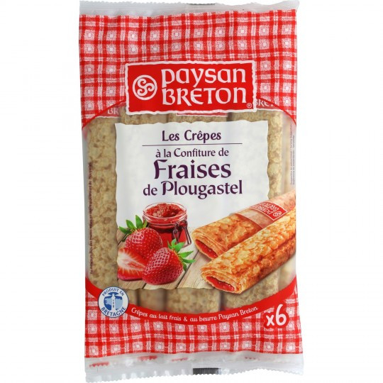 Paysan Breton - Crêpes fourrées à la fraise