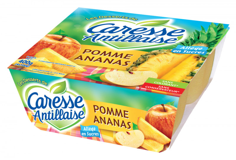 Caresse Antillaise - Compote pomme & ananas