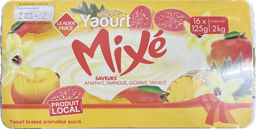 Leader Price - Yaourts aux fruits mixés