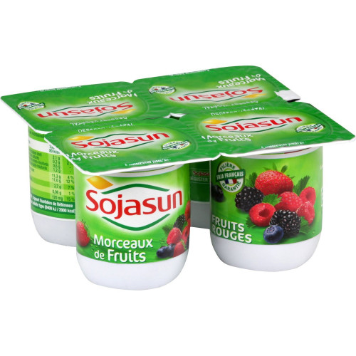 Sojasun - Dessert végétal fruits rouges