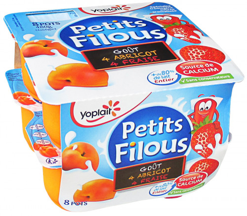 Petit Filou - Fromage frais abricot & fraise