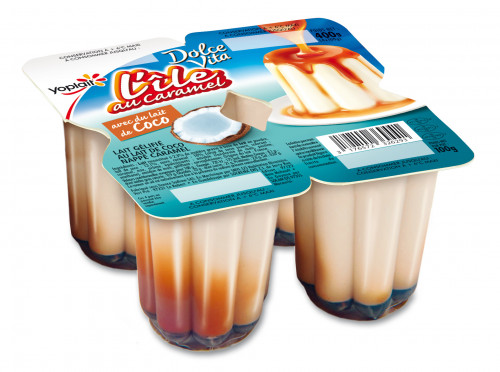 Yoplait - Flan coco nappé caramel