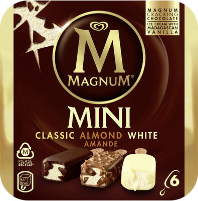 Magnum - Mini bâtonnets classique, amande, blanc