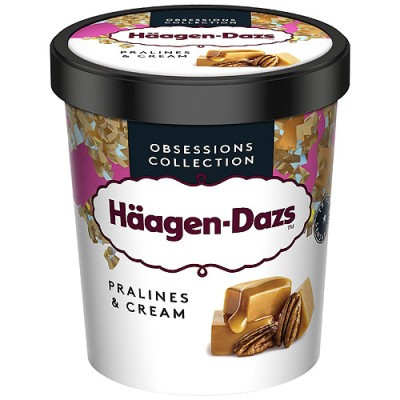 Häagen-Dazs - Crème glacée vanille & noix de pécan caramélisée